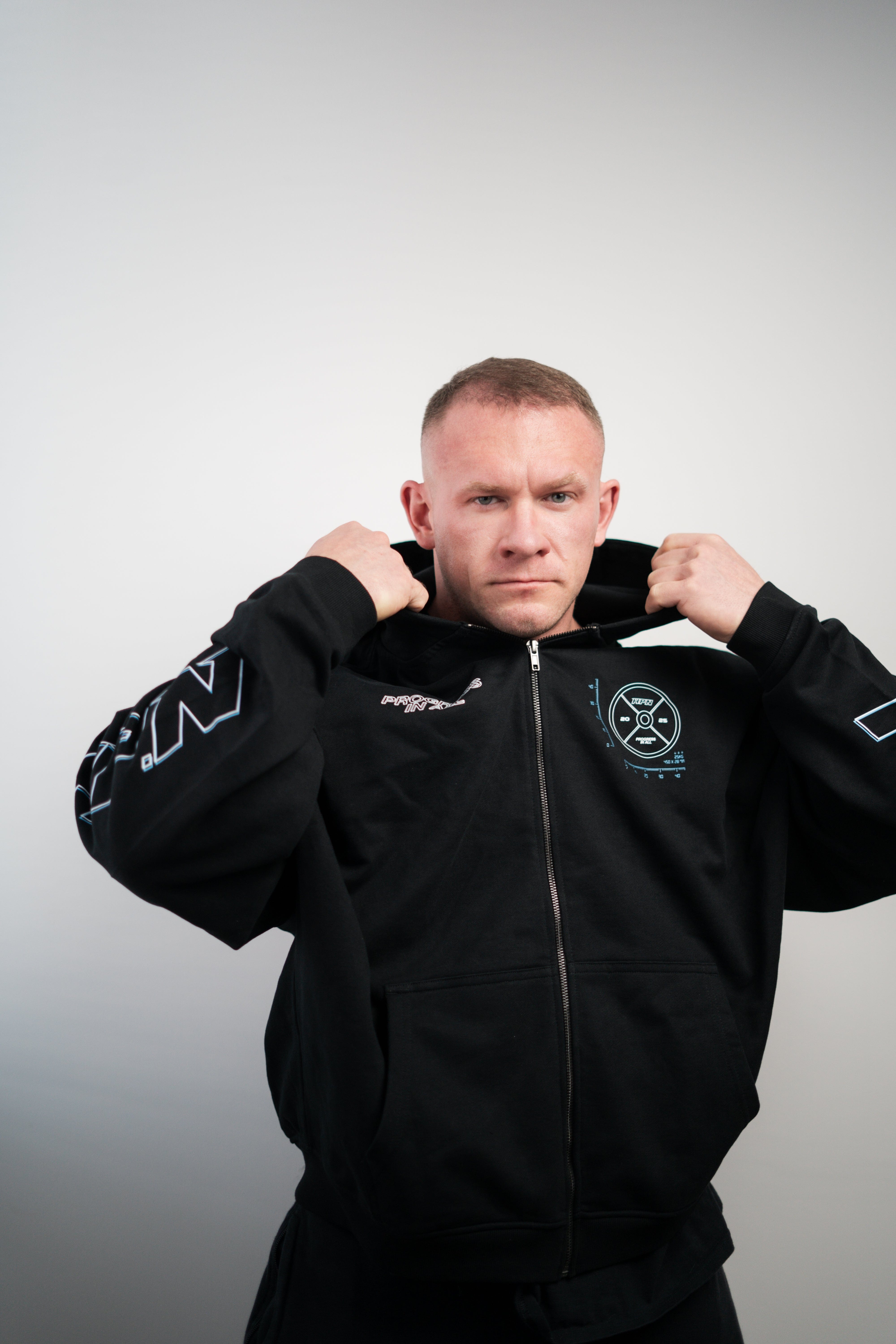 H.P.N Limited Super Heavy Fit Zip-Hoodie Sale Only