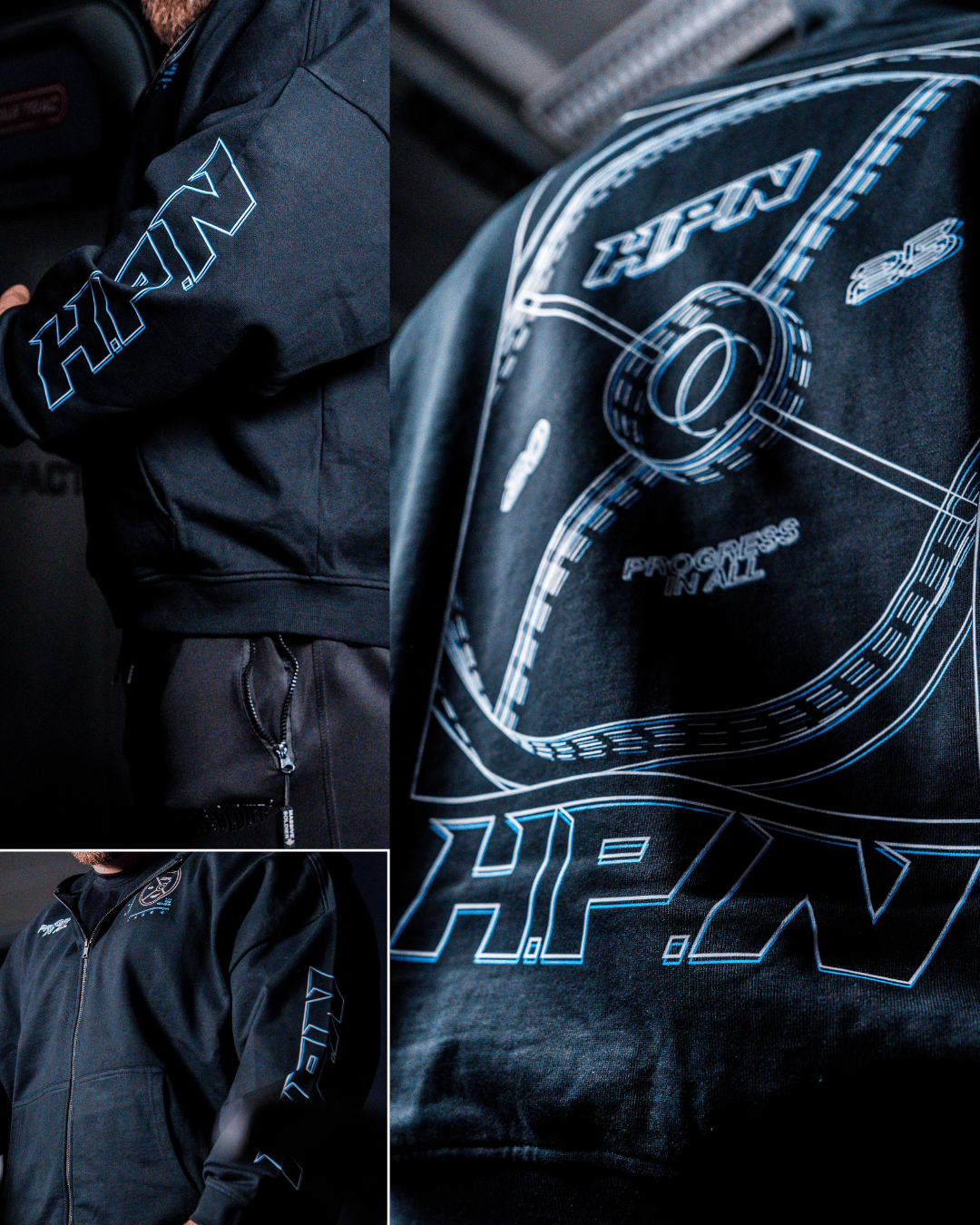 H.P.N Limited Hantel Zip Hoodie Sale Only
