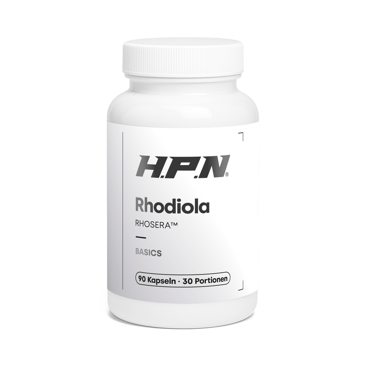 HPN Rhodiola mit RhoSera™, 90 Kapseln, Dose von vorn